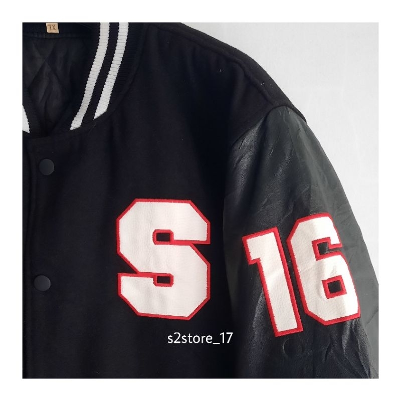 Varsity Jacket Leather Uni