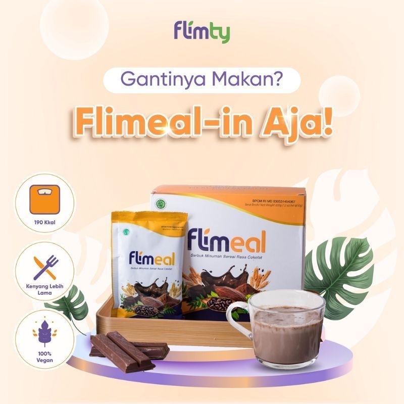 

FLIMEAL meal replacement BPOM DIJAMIN ASLI