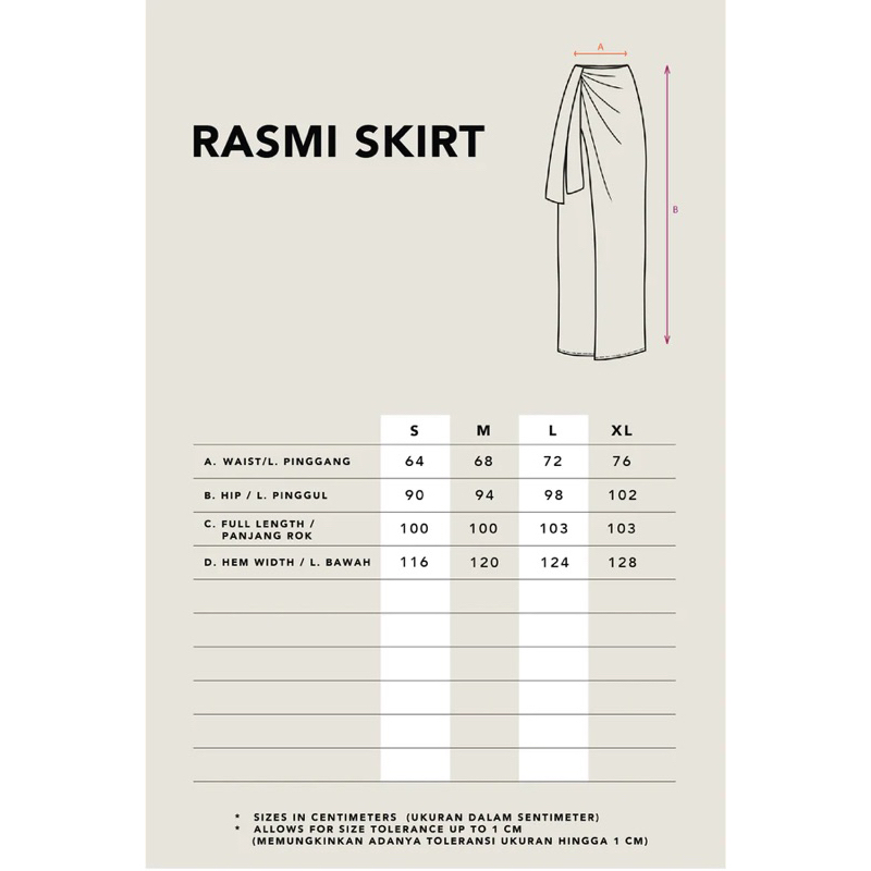 Rasmi Skirt - Kami