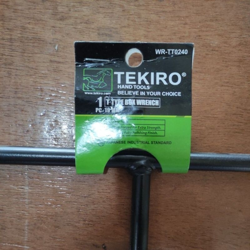 kunci t tekiro 19mm / kunci T 19mm tekiro