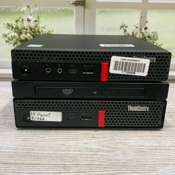 MINI PC LENOVO M920Q CORE I5 8500T RAM 8GB SSD 256GB, SUPER CEPAT