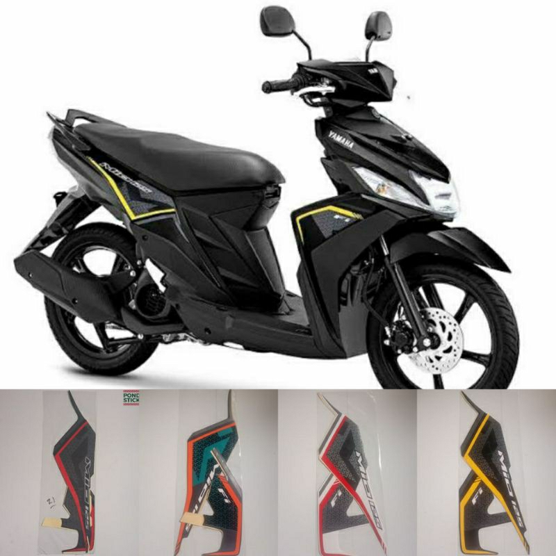 Sticker motor standar ori mio m3 2020 Striping Yamaha Mio m3 125 fi 2021