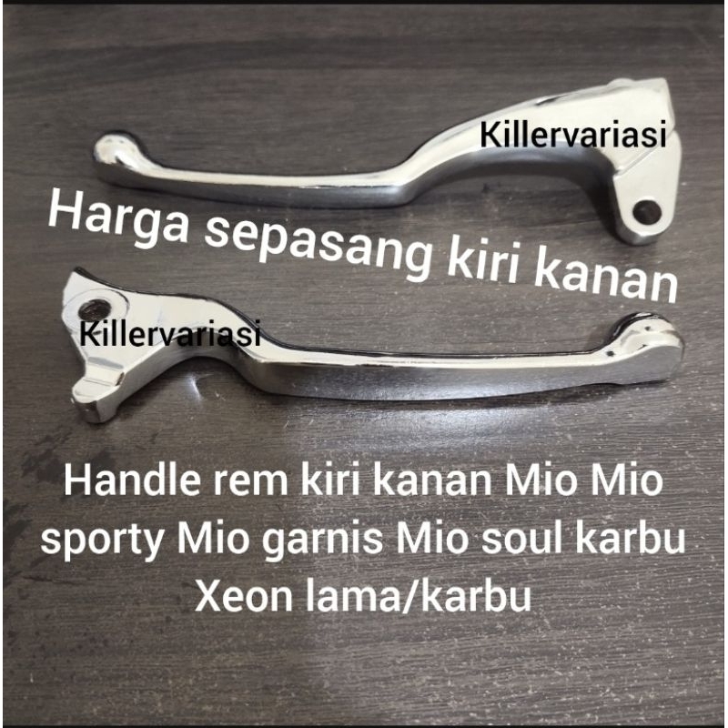 HANDLE REM SET MIO MIO SPORTY MIO SOUL LAMA/KARBU XEON LAMA/KARBU MODEL STANDAR CHROME