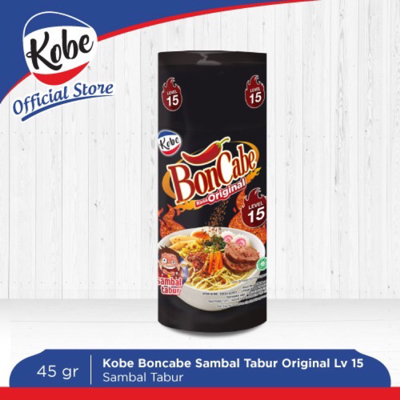 

KOBE BONCABE SAMBAL TABUR RASA ORIGINAL LEVEL 15