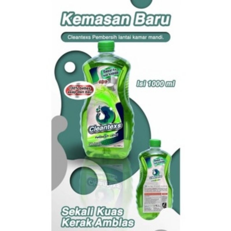 CleanTexs Pembersih Porselen [1000ml] / Pembersih Kerak Membandel / Cukup Sekali Kuas