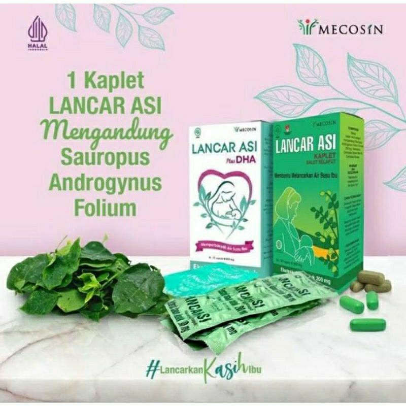 Lancar Asi Isi 30 Kaplet Original / Plus DHA