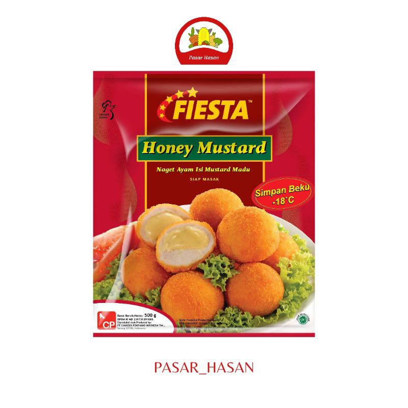 

500gr Honey Mustard Nugget Fiesta | Frozen Food | Pasar Hasan