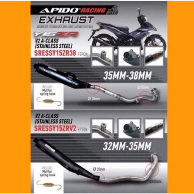 knalpot mx king apido - knalpot apido mx king standar racing - knalpot standar racing mx king