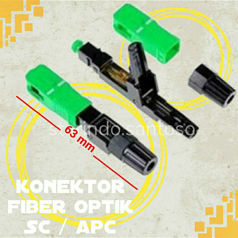 Konektor kabel optic fiber optik buaya sc lpc fast connector