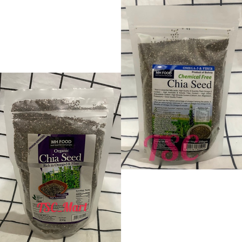 

MH FOOD Black Chia Seed 250gr / MH /FOOD / Black / Chia / Seed / organic / Chemical / Free / oat / cereal / rich / omega / fiber / chiaseed