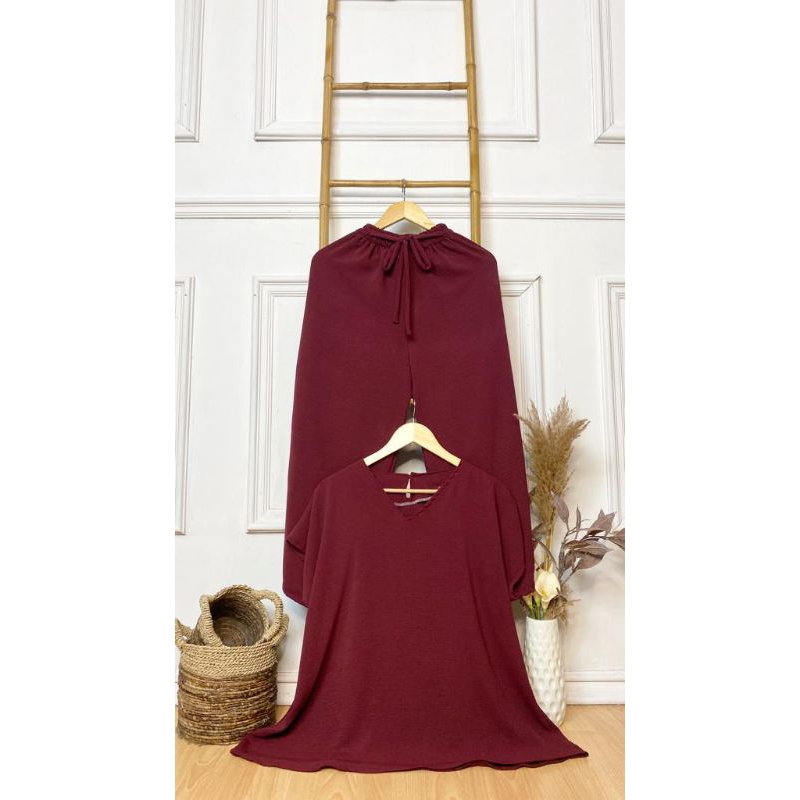 setcel crinkle tangan pendek