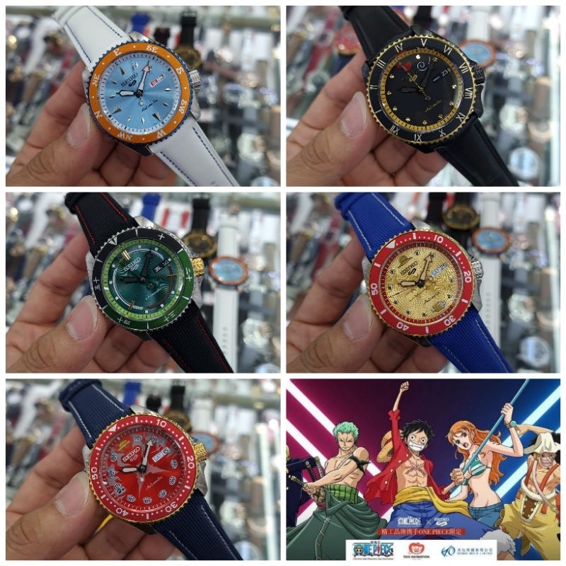 JAM TANGAN SEIKO ONE PIECE | SEIKO ONEPIECE AUTOMATIC FULLSET