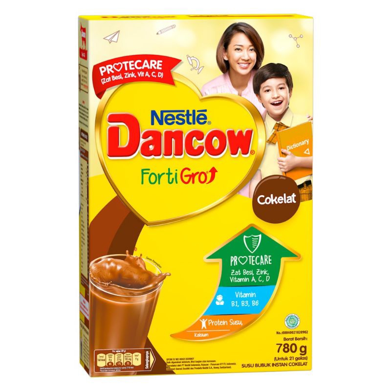 

Dancow FotriGro Susu Bubuk 780gr / Cokelat / Full Cream / Instan