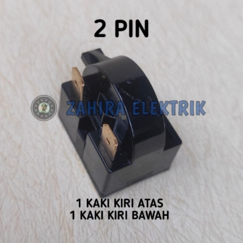 RELAY PTC KULKAS / PTC RELAY KULKAS 2 PIN KIRI