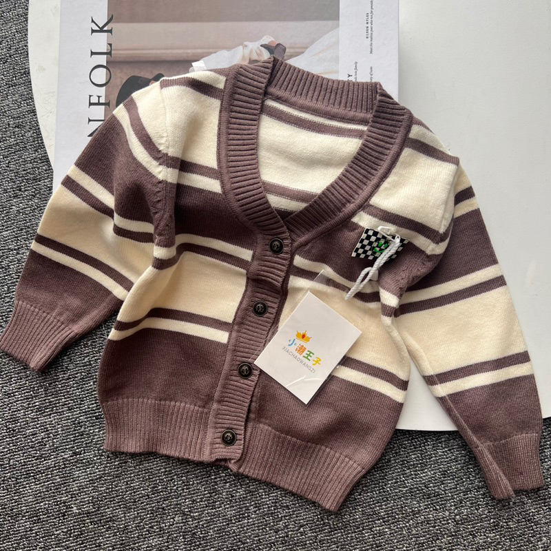 geino cardi stripe | cardigan anak