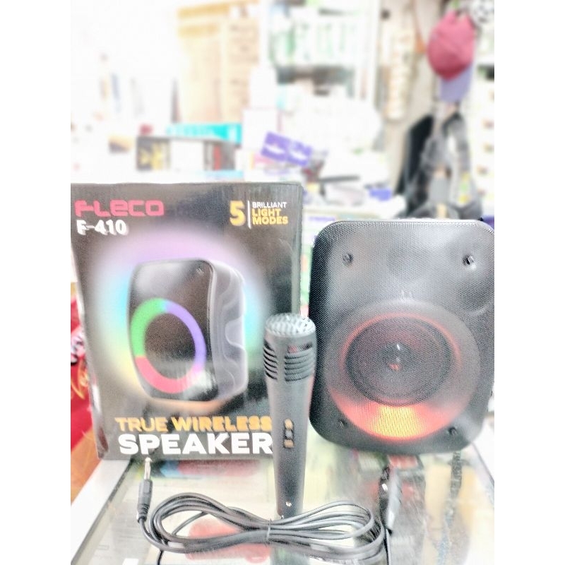 FLECO Speaker Wireless Bluetooth Karaoke F-410