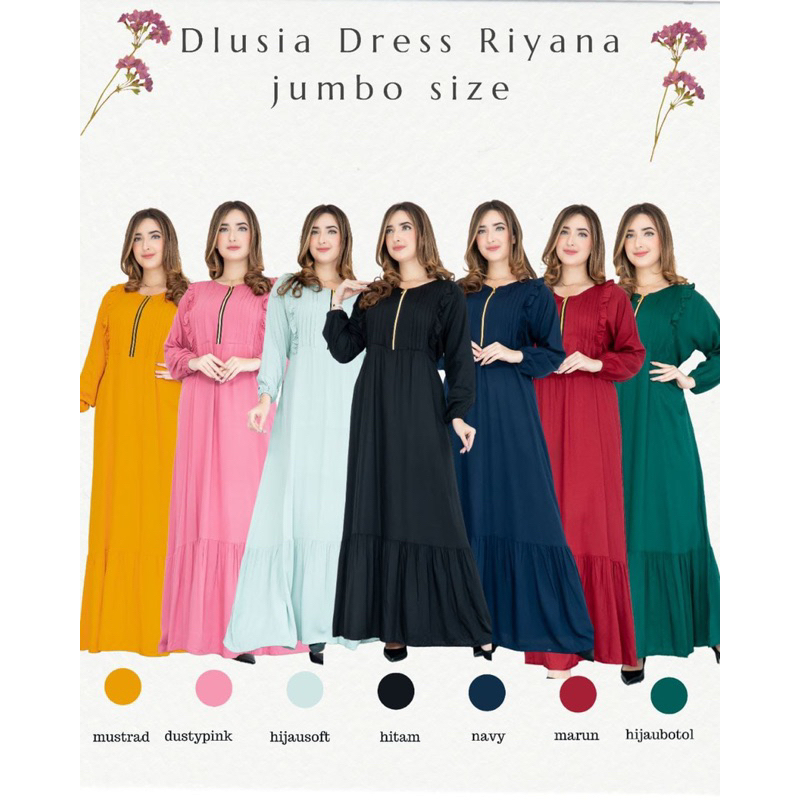 DLUSIA DRESS RIYANA BIG SIZE