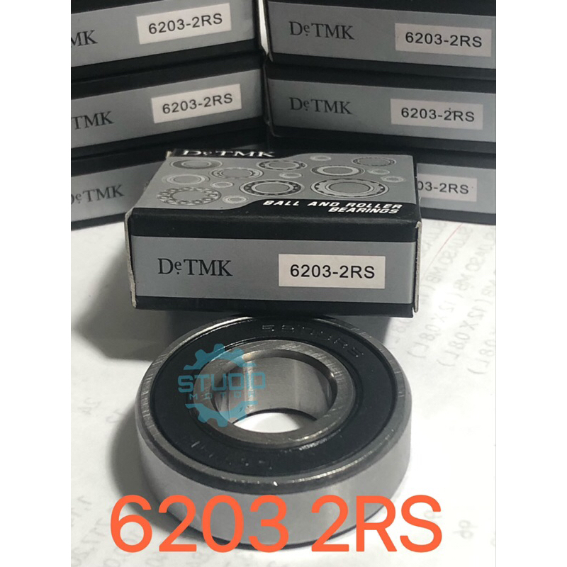 Lahar Gear Gigi Belakang / Naff Nap Gear BALL BEARING 6203 2RS DETMK 17x40x12 Mm TUTUP KARET 2RS Bering Laker Klaher Laher