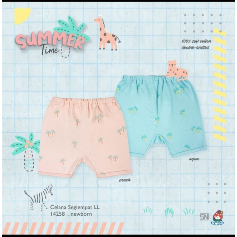 Ichigo NB Stelan Pendek Bulat Summer Time (2 Pcs) IC-SPDBNB/2