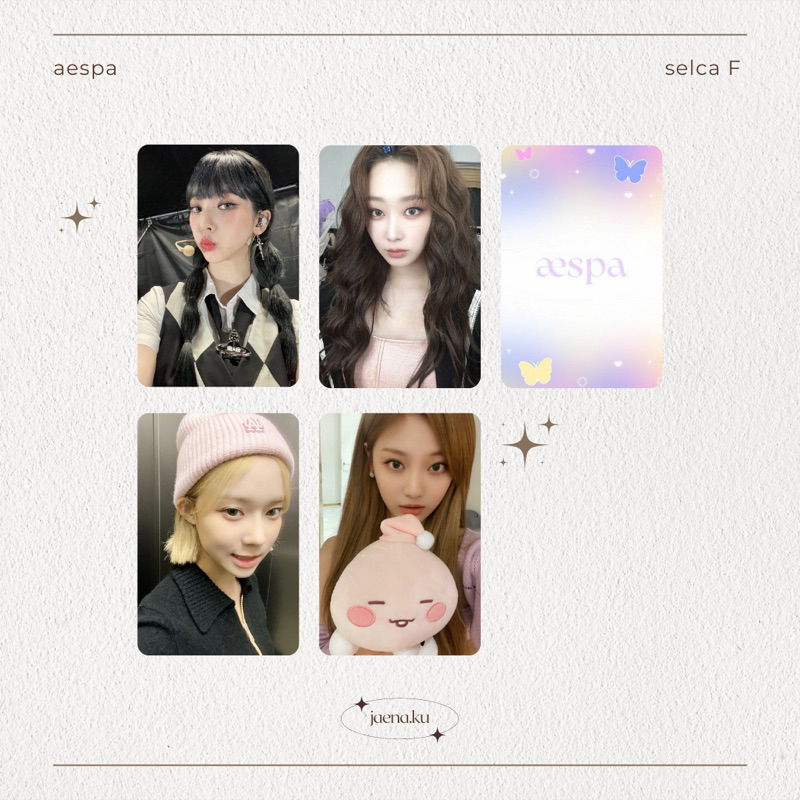 [AESPA] PHOTOCARD SELCA #7 AESPA UNOFFICIAL