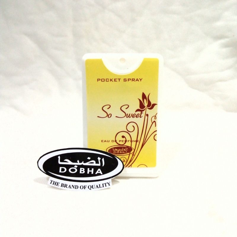 Parfum Dobha Pocket Spray SOSWEET 18ml original