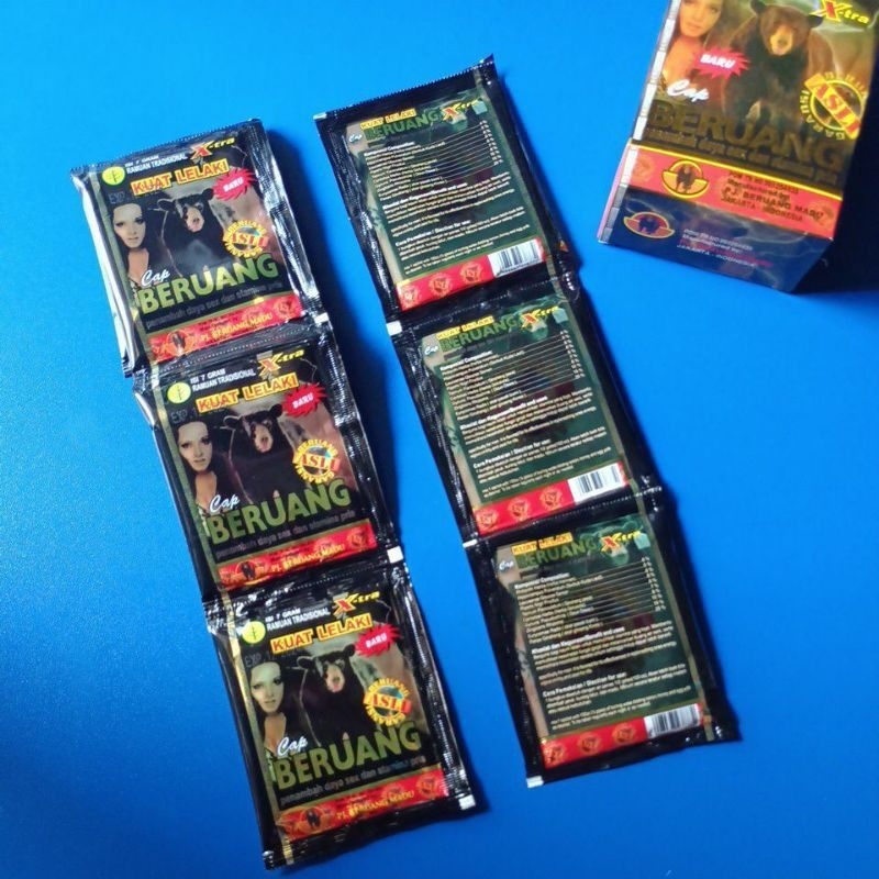 BERUANG HITAM SERBUK NEW ORIGINAL HARGA PERSASET