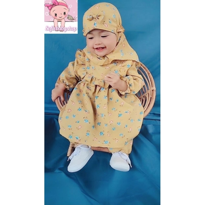 Baju muslim anak perempuan muslim bayi perempuan muslim baby girl