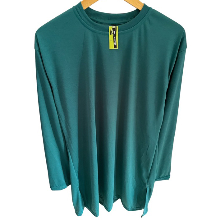 Kaos Wanita Tangan  Panjang | Tunik Kaos Oversize Wanita