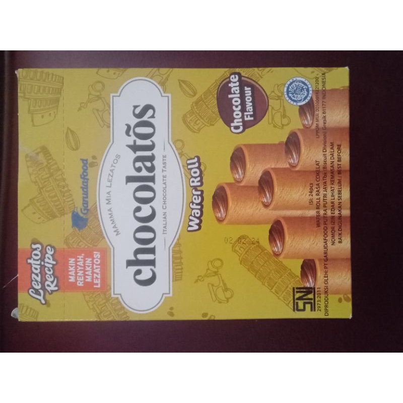 

Chocolatos Satu Kotak Isi 24 Pcs Rasa Coklat