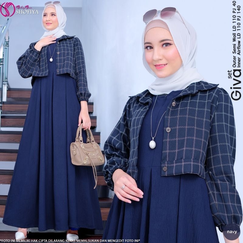 GAMIS KEKINIAN GIVA DRESS BY SHOFIYA