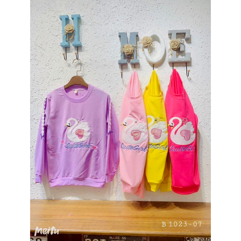 PAKET HEMAT 3 PICS Sweater Anak Perempuan 2 tahun-12 tahun/Atasan Import/Atasan anak import perempuan caton santai