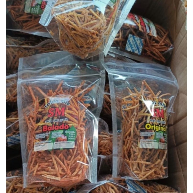 

Talas SM / Stick Talas / Stik Talas / Talas Mie / Keripik Talas Asli Pontianak / Keripik Keladi / Oleh oleh Khas Pontianak / Makanan Khas Pontianak