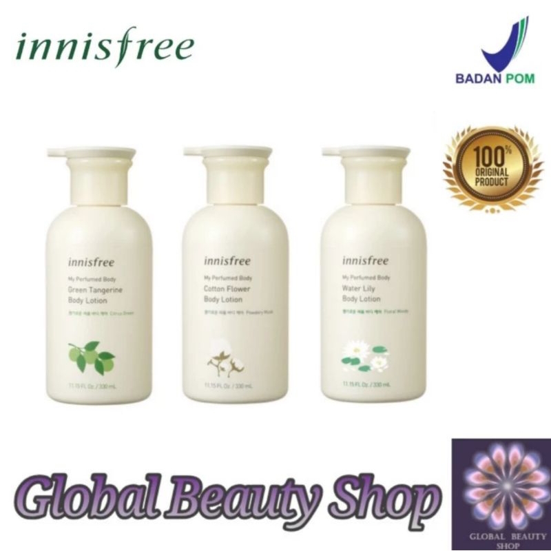 Innisfree My Perfume Body Lotion - Cotton Flower - Water Lily