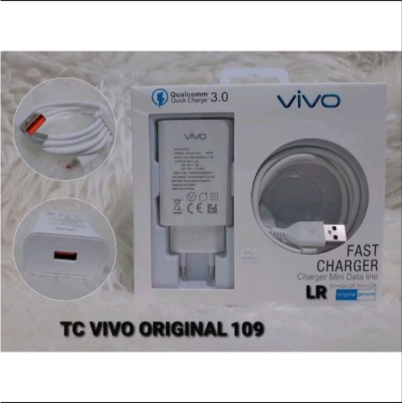 Travel Charger Vivo Z1 Pro Qualcomm Fast Charging TIPE C
