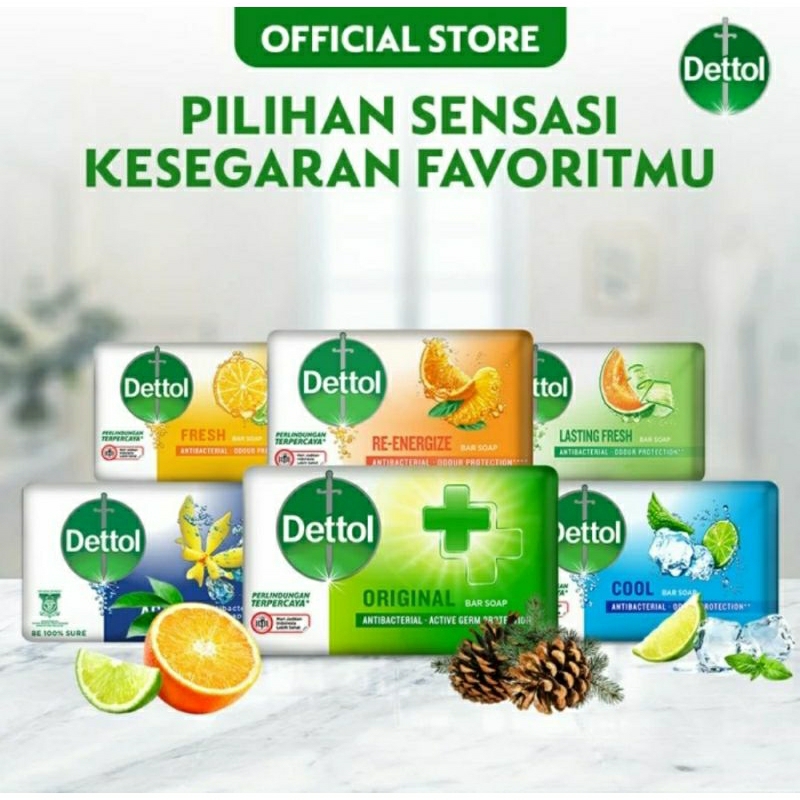 SABUN BATANG DETTOL 100GR