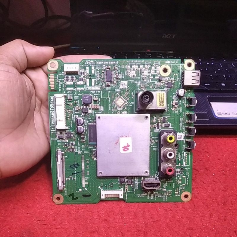 TOSHIBA 40L2400VJ MOTHERBOARD- MOBO- MB- MAINBOARD TV LED TOSHIBA 40L2400VJ
