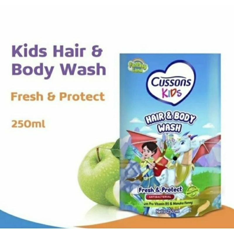 refill cussons kids body wash 250ml