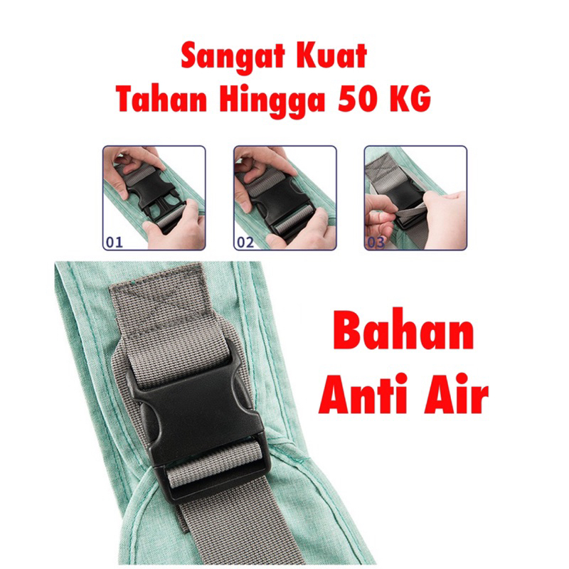 TAS BAYI 6011 - Gendongan Bayi Multifungsi Anti Air &amp; Kuat Baby Carrier Sling - F