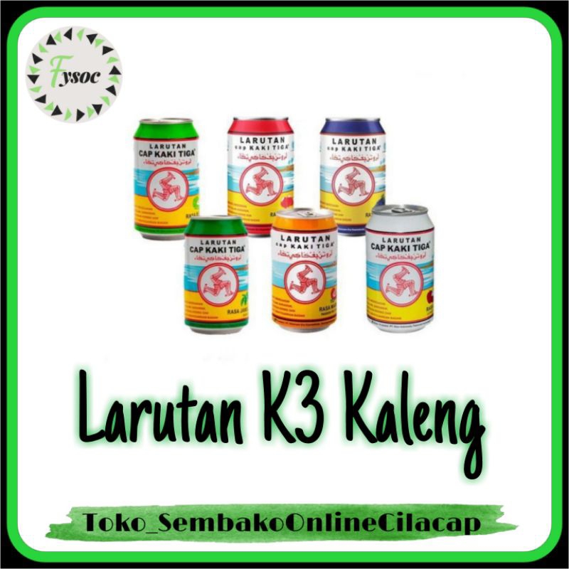 

LARUTAN CAP KAKI TIGA 320ML | LARUTAN KALENG