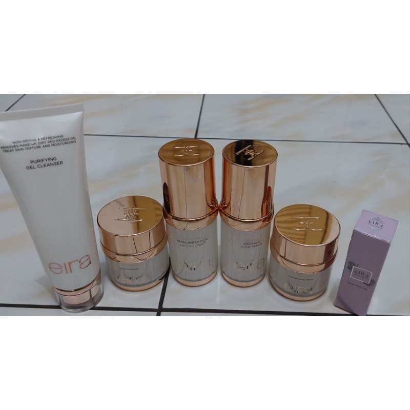 SKINCARE EIRA FULL SET (TANPA TONER). PRELOVED 99% ORI SUSAN BARBIE