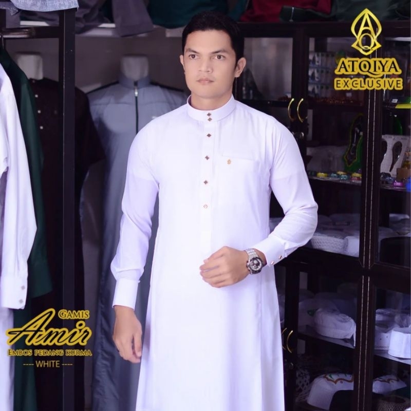 Atqiya Exclusive - Jubah Pria Dewasa Sultan Premium Slimfit Modern