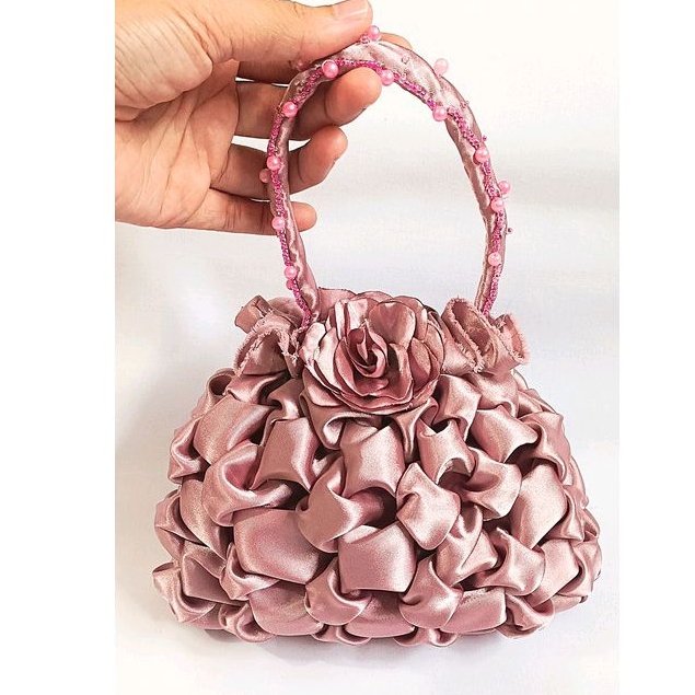 Clutch,tas pesta,tas unik,tas kain sattin