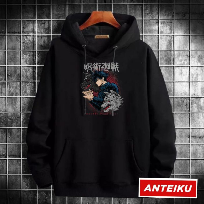 [Promo Sale] Sweater Hoodie Anime Jujutsu Kaisen Megumi Fushiguro Fleece Pria Wanita M-XXL