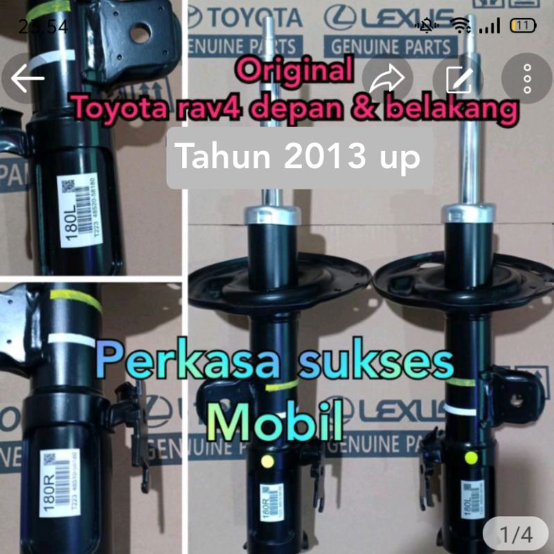 shockbreaker absorber toyota new rav4 gen 2 depan original