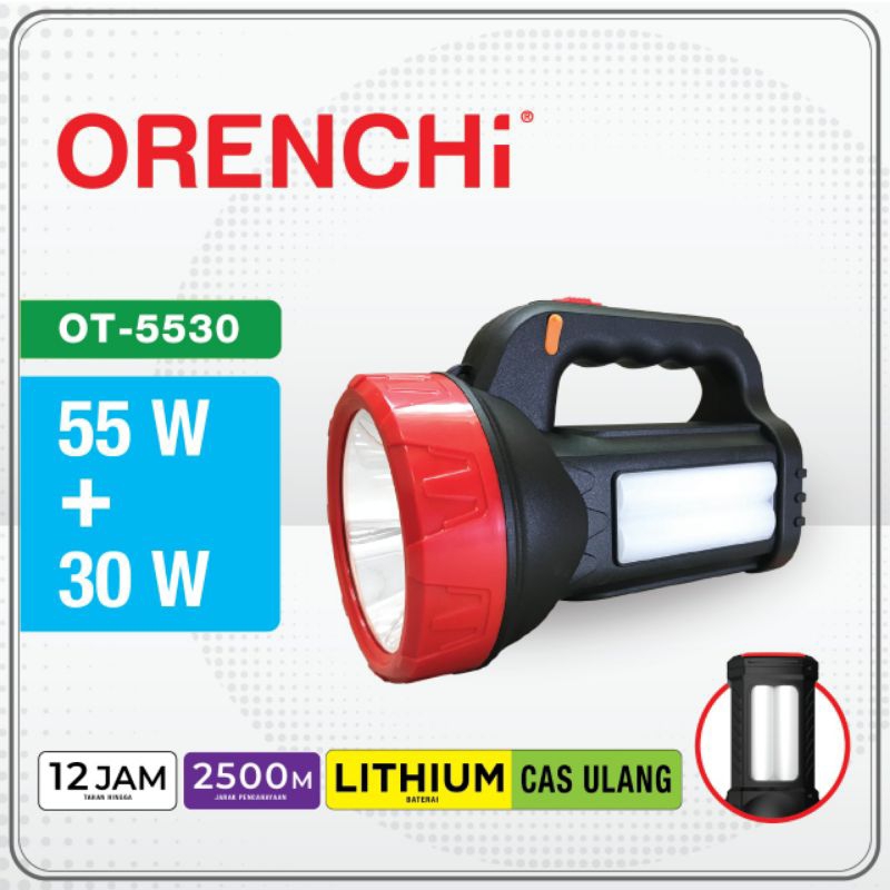 OT 5530 SENTER EMERGENCY CHARGE 55W+30W /SENTER TENTENG LITHIUM ORENCHI