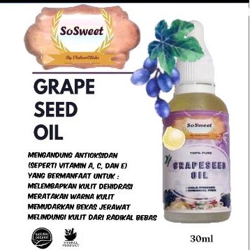 Grape seed oil / grapeseed oil 30ml