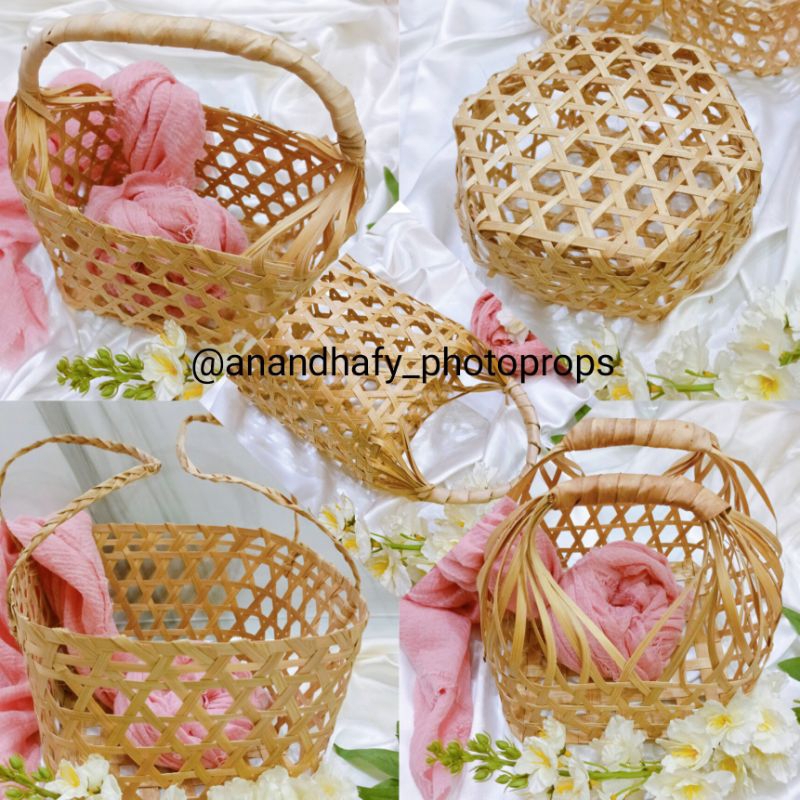 KERANJANG BAMBU KETUPAT KERANJANG BUAH KERANJANG PARCEL KERANJANG HAJATAN HANTARAN BINGKISAN TAS BAM