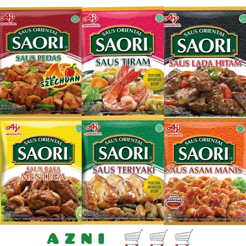 

SAORI Bumbu Masak Saus All Varian 1 Sachet