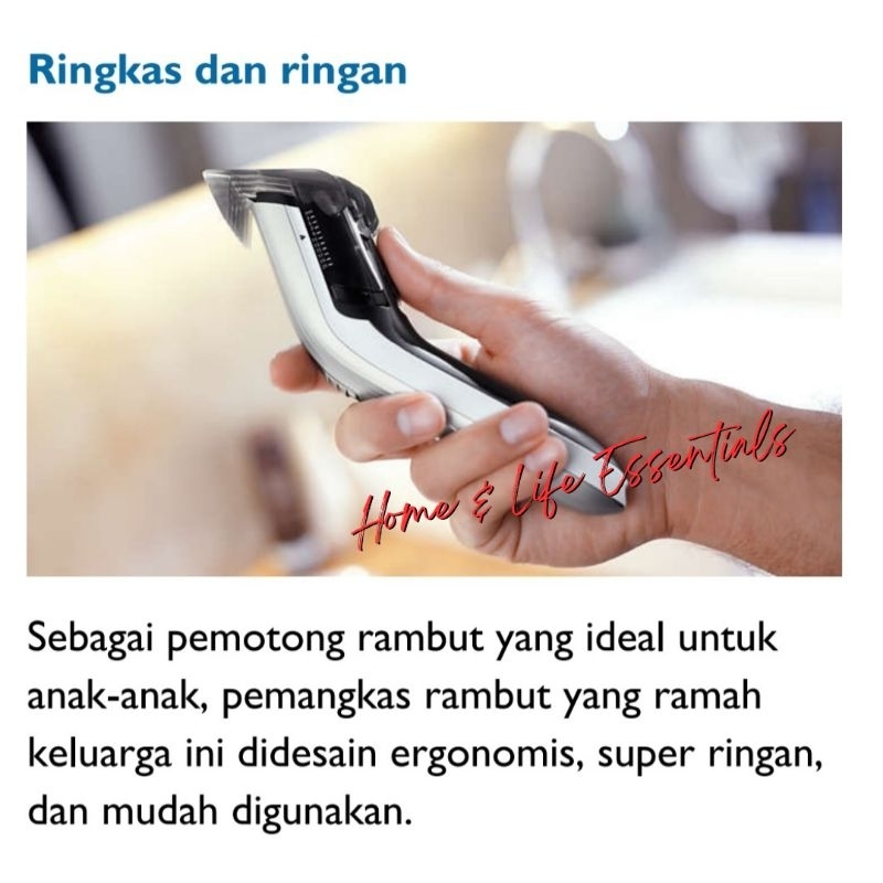 Hair Clipper Anak Philips QC5115 Kids Friendly Pencukur Rambut Anak &amp; Dewasa Philips Hairclipper