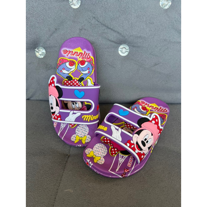 SANDAL SLOP ANAK MICKEY MINNIE IMPORT FULL KARET